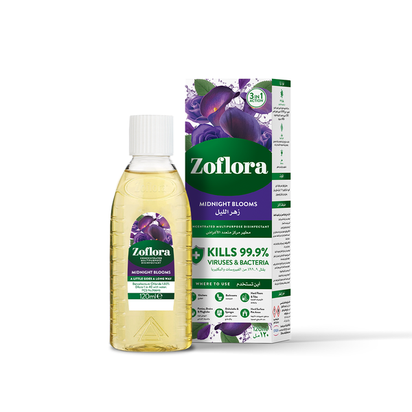 Zoflora Concentrated Multipurpose Disinfectant Midnight Blooms 120 ml