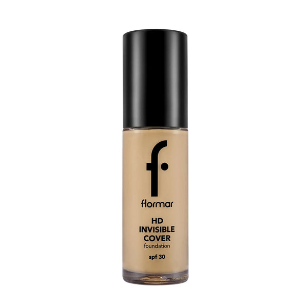 Flormar Invisible Cover HD Foundation Liquid SPF 30 Shade 80