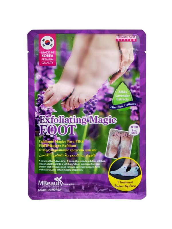 M Beauty Magic Foot Peeling Socks, Exfoliating and Moisturizing Foot Care