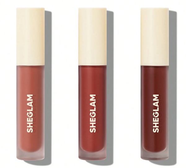 SHEGLAM Matte Allure Mini Liquid Lipstick Set Private Tour Matte Finish Long-Lasting Color