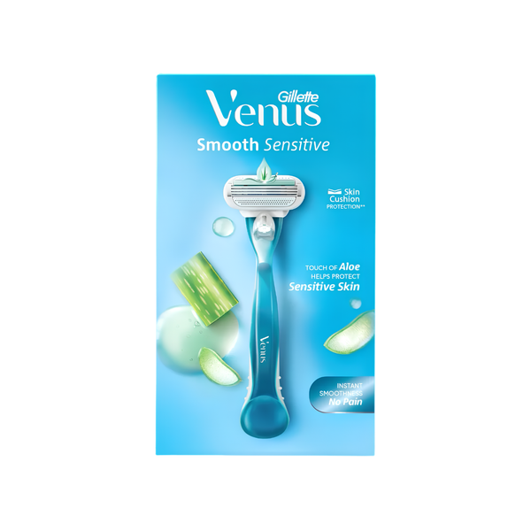 Gillette Venus Smooth Sensitive Aloe Vera Women's Razor