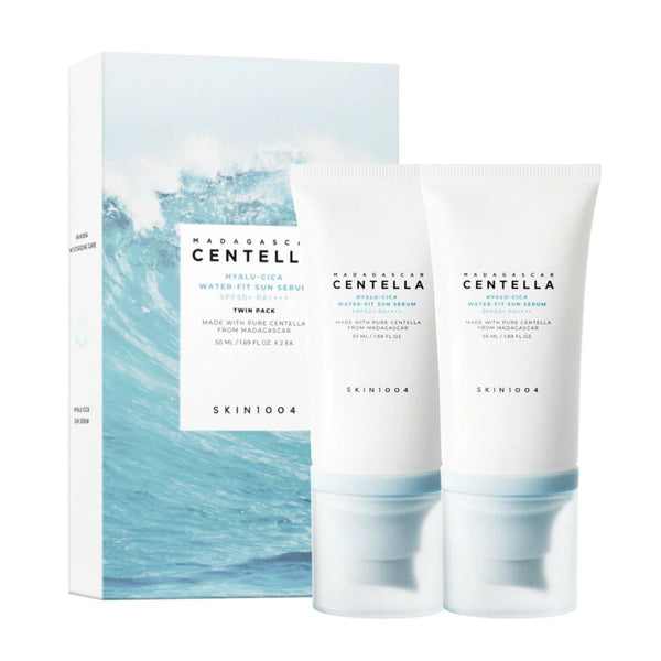 SKIN1004 Madagascar Centella Hyalu-Cica Water-Fit Sun Serum SPF50+ Twin Pack 50 ml