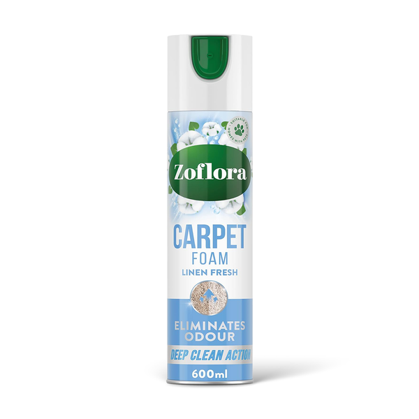 Zoflora Carpet Fresh and Care Foam Cleaner Linen Fresh 600 ml