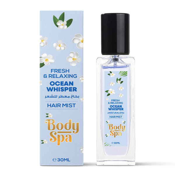 Body Spa Ocean Whisper Hair Mist Liquid Conditioning Spray Aloe Chamomile 30 ml