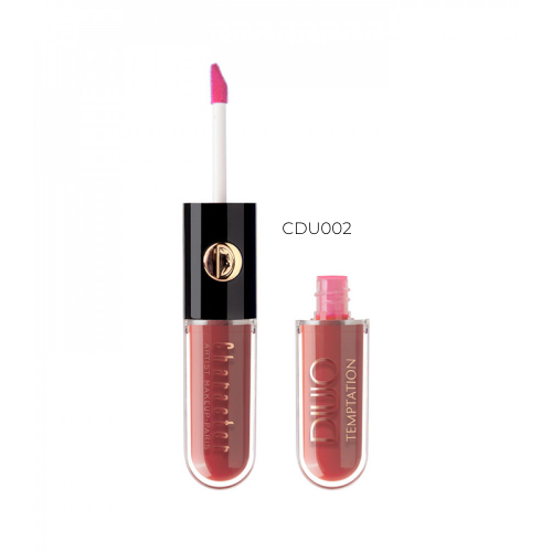 Character Duo Tamaturation Liquid Lipstick Two-Step Base Color and Lip Gloss CDU002