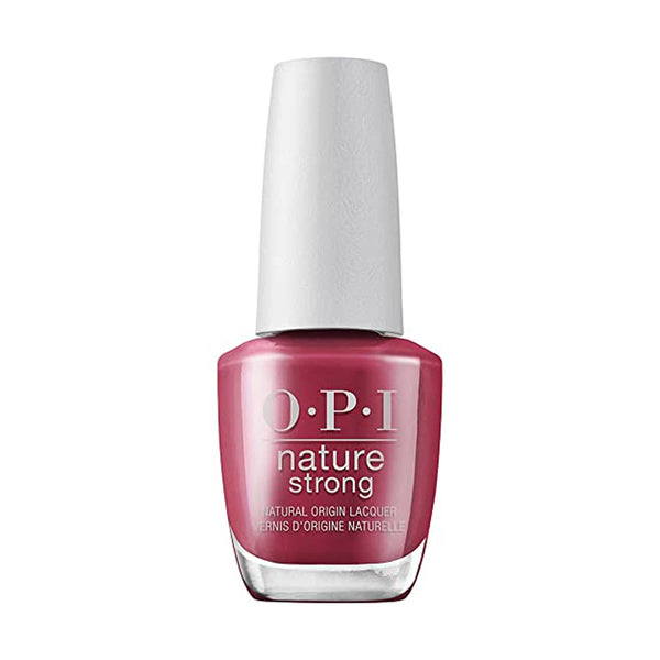 OPI Nature Strong Lacquer Vegan Nail Polish High-Shine Finish Give A Garnet