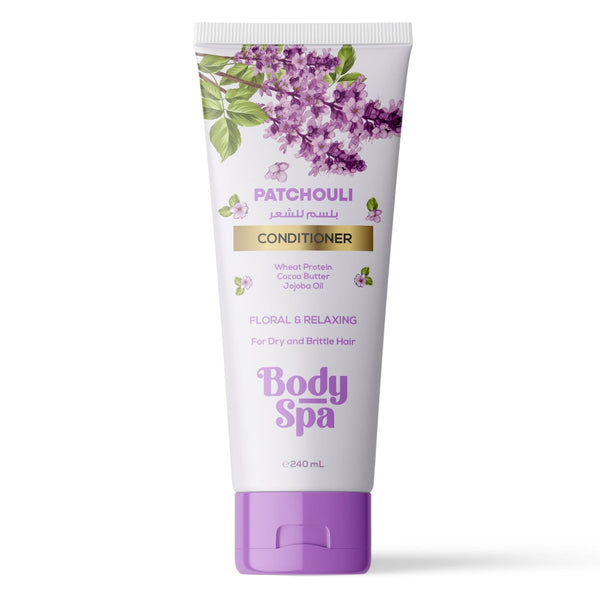 Body Spa Conditioner Patchouli Liquid Hair Conditioner with Jojoba, Argan and Keratin 240 ml