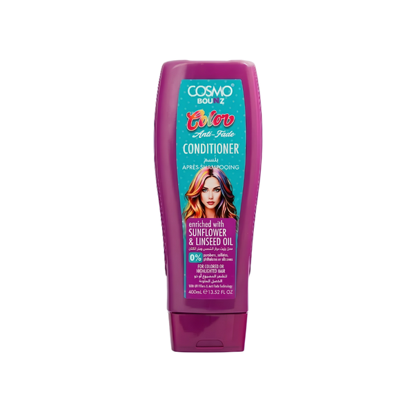 Cosmo Bounces Colour Anti-Fade Conditioner for Coloured Hair, 400ml