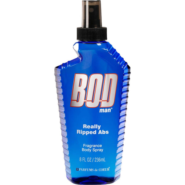 BOD Really Ripped Abs Fragrance Body Spray Italian Bergamot Nutmeg Green Tea 236 ml