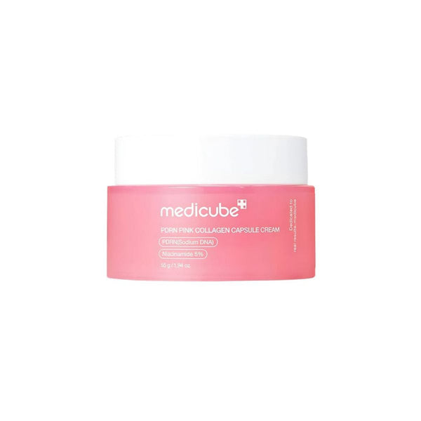 Medicube PDRN Pink Collagen Capsule Cream Lightweight Moisturizer Niacinamide 5% 55 g