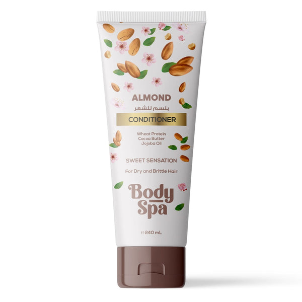 Body Spa Almond Hair Conditioner Liquid with Natural Oils and Proteins 240 ml