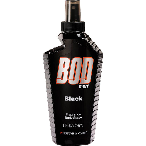 BOD Man Black Fragrance Body Spray Spicy Scent 236 ml