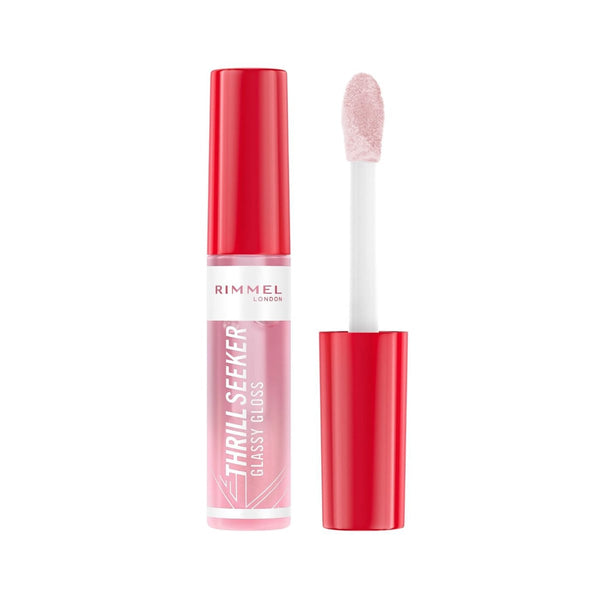 Rimmel Thrill Seeker Glassy Gloss Lip Gloss High-Shine Finish #100 Coco