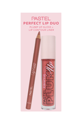 Pastel Profashion Plump Up Lip Gloss and Lip Contour Liner Set, Hyaluronic Acid, Shades 210 and 56