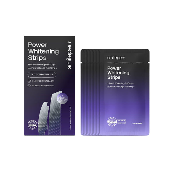 SMILEPEN Power Brightening Strips PAP Formula 14x2 Pack