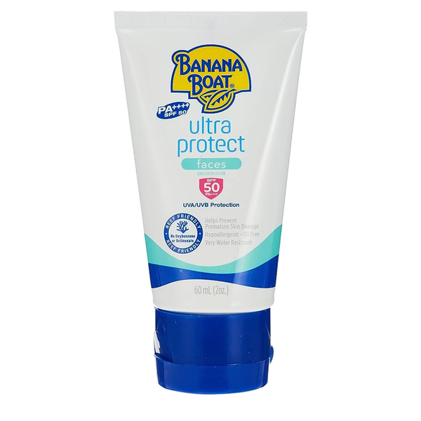 Banana Boat Ultra Protect Face Lotion SPF 50 Lightweight Formula 60ml
