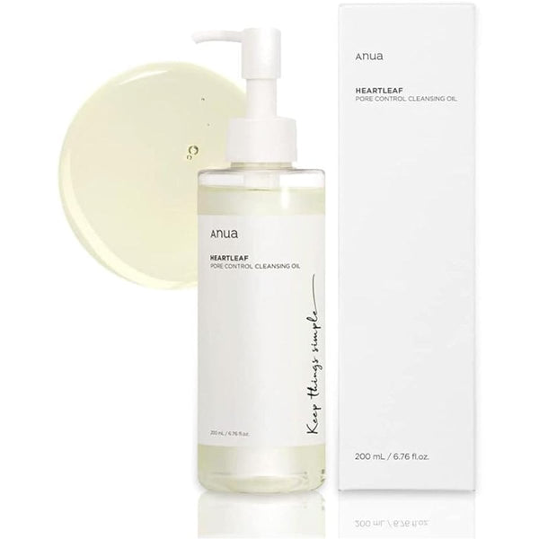 Anua Hearleaf Pore Control Cleansing Oil with Sunflower, Jojoba and Olive Oils
