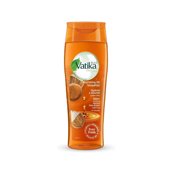 Vatika Nourishing Oil Shampoo with Shea Butter for Dry Hair 425ml