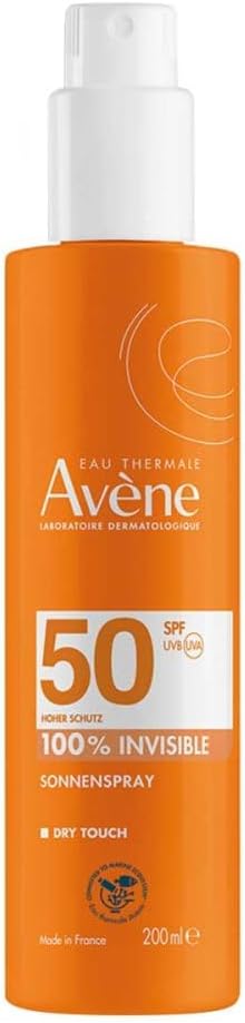 Avene Spray Sunscreen SPF 50+ Sunsitive Protection Complex Sensitive Skin 200 ml
