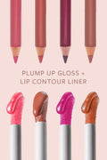 Pastel Plump Up Lip Gloss and Lip Contour Liner Set, Hydrating Finish, Shades 205 and 53