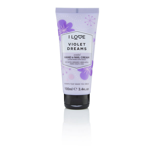 I LOVE Hand Cream Violet Dreams Shea Butter Coconut Oil 100ml