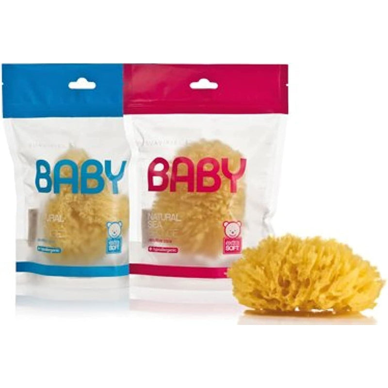 Suavipiel Baby Natural Sea Sponge Microfiber Honeycomb Cleansing Exfoliating Sponge
