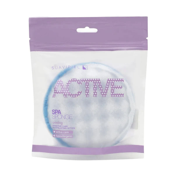 Suavipiel Active Spa Sponge Microfiber Honeycomb Facial Cleansing Sponge