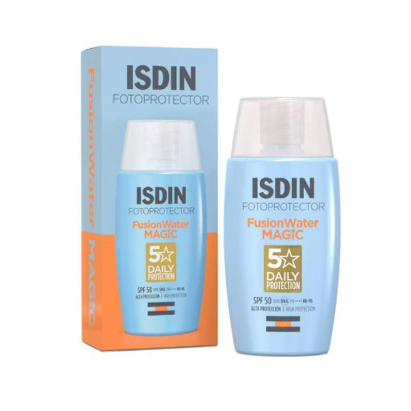 ISDIN Fotoprotector Fusion Water MAGIC Facial Sunscreen SPF 50 Hyaluronic Acid 50 ml
