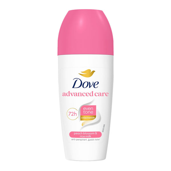 Dove Even Tone Antiperspirant Roll-On Niacinamide Peach Blossom & Rice Milk 50ml