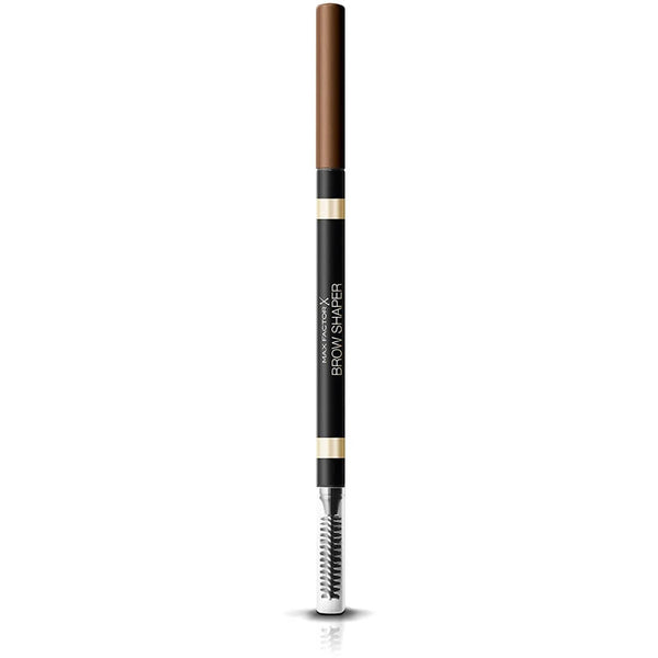 Max Factor Brow Shaper Double-Ended Eyebrow Pencil Spoolie Dark 20, 1 Piece