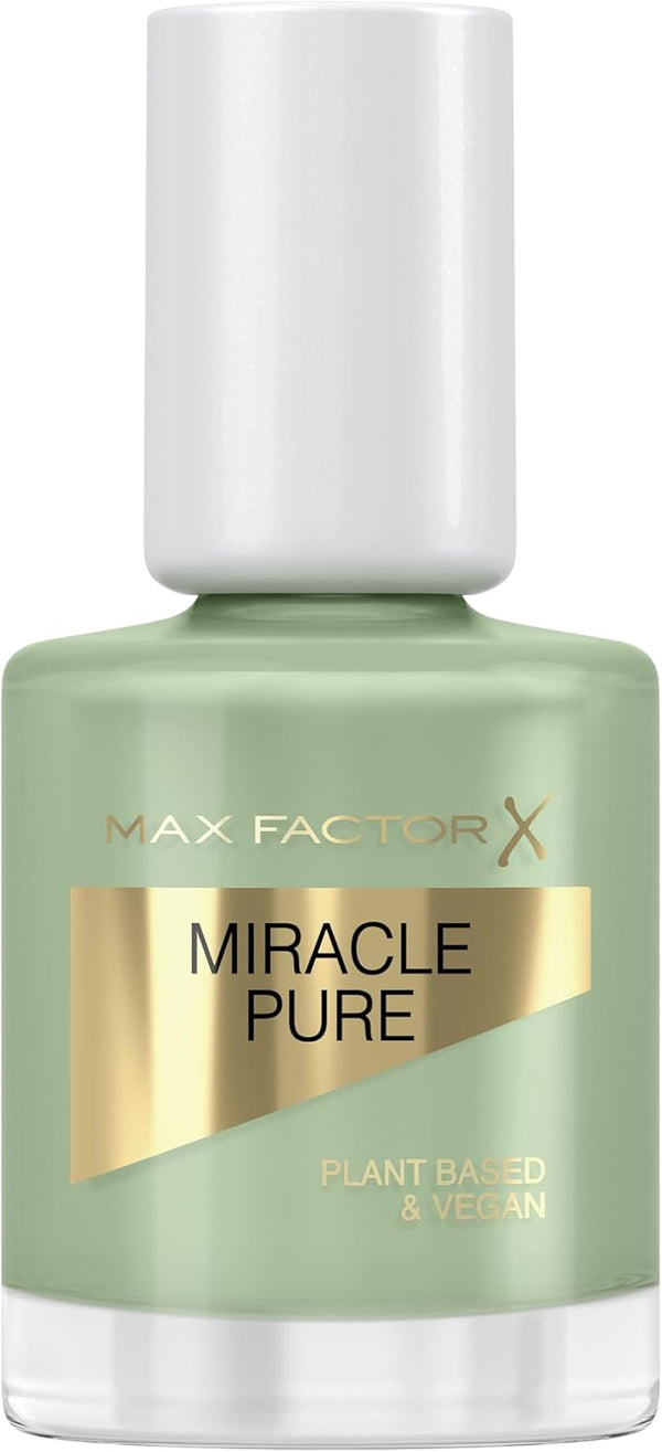 Max Factor Miracle Pure Nail Polish Glossy Vegan Mineral Clay Lucky Jade 12 ml