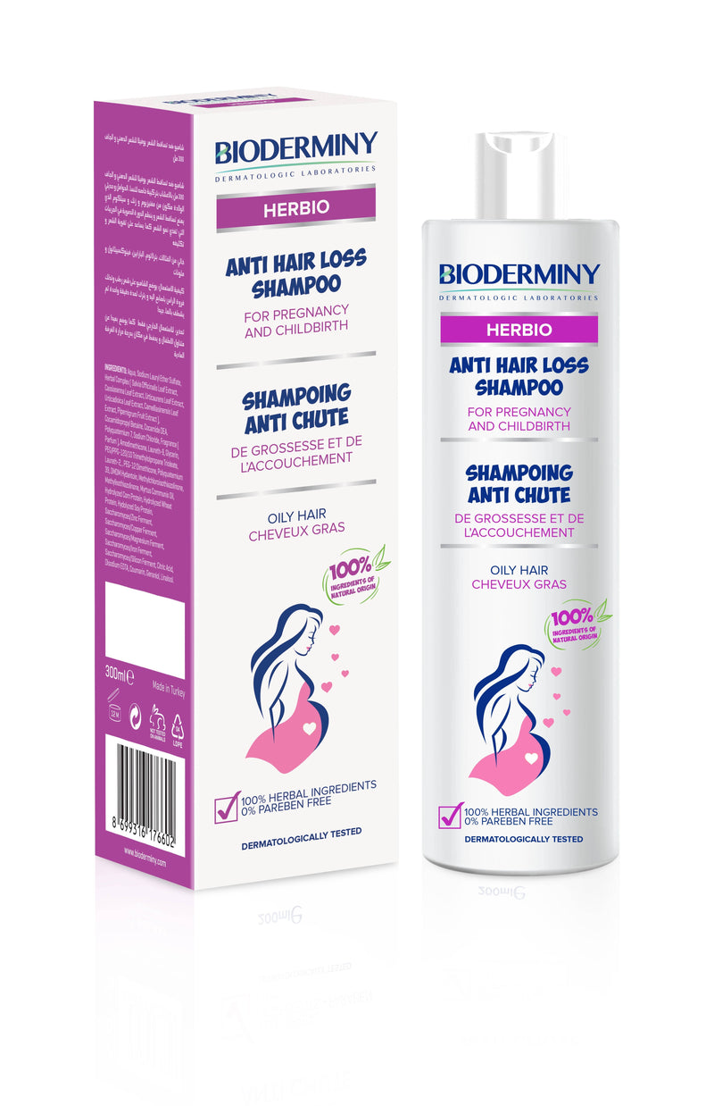 Bioderminy Herbio Shampoo Liquid Zinc Magnesium Silicium Oily Hair 300ml