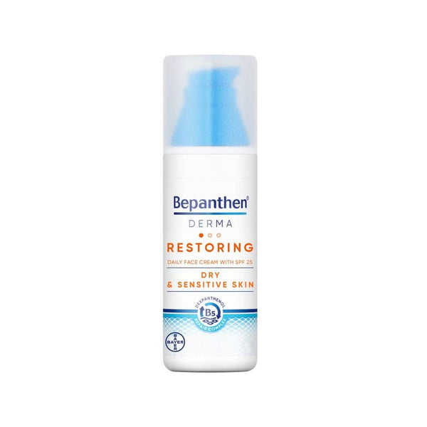 Bepanthen Derma Daily Face Cream SPF 25 Hydrating Cream for Dry and Sensitive Skin 50ml