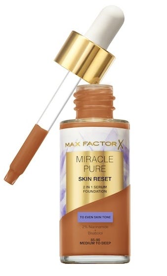 Max Factor Miracle Pure Serum Foundation 006 Medium to Deep, 30 ml
