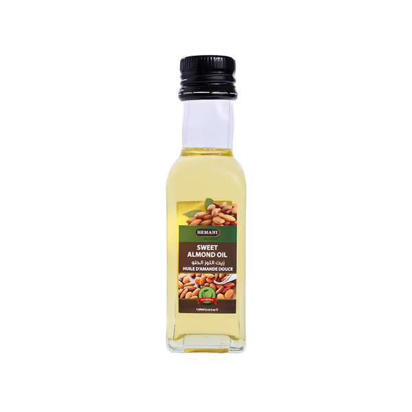 Hemani Sweet Almond Oil Natural Skin & Hair Care 125ml