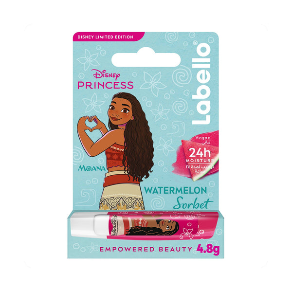 Labello Disney Princess Moana Watermelon Sorbet Shimmery Lip Balm 4.8g