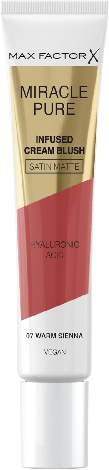 Max Factor Miracle Pure Cream Blush Hyaluronic Acid Squalane Warm Sienna 21.1 g