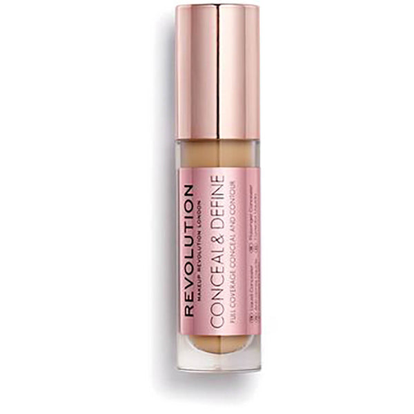 Makeup Revolution Conceal & Define Liquid Concealer Matte Finish C10 Nude