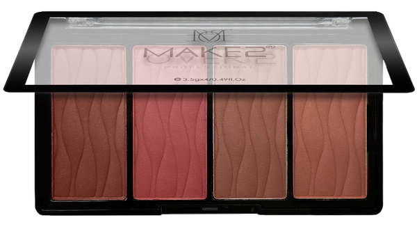 Makeover22 Pink Wink Blush Palette Soft Texture 4 Shades 04