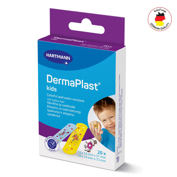 DermaPlast KID Colorful Water-Resistant First Aid Plasters