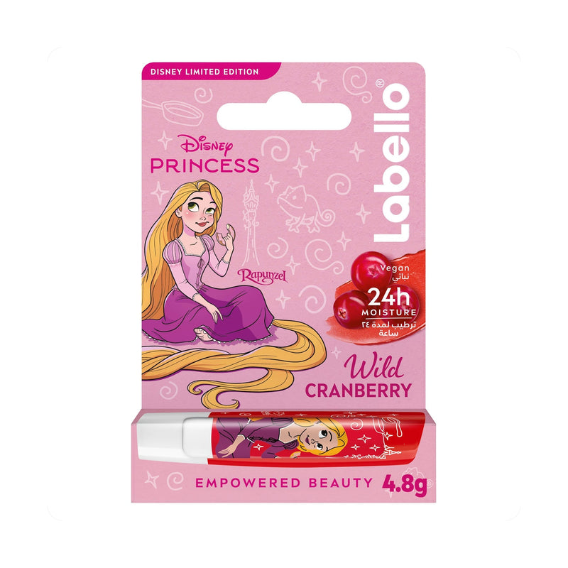 Labello Disney Princess Rapunzel Wild Cranberry Lip Balm Sweet Apple Scent