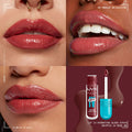 NYX Professional Makeup Lip I.V. Hydrating Gloss Stain Wet Shine Vitamin-Infused Drippin' In Rose