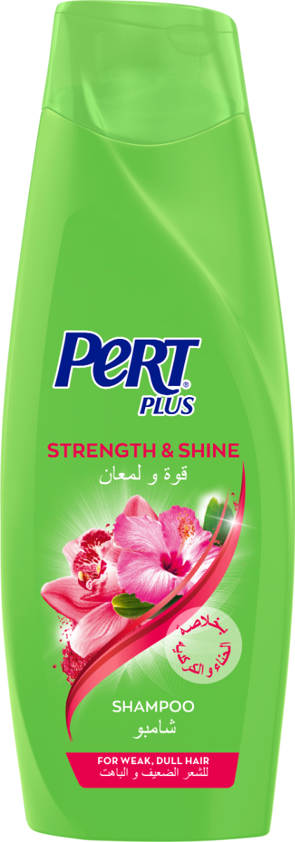 Pert Plus Strength & Shine Shampoo with Henna and Hibiscus Extracts