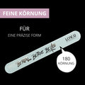 PARSA Beauty LOV.U Nail File Set, Medium and Fine Grit 180/240, Mint and Pink