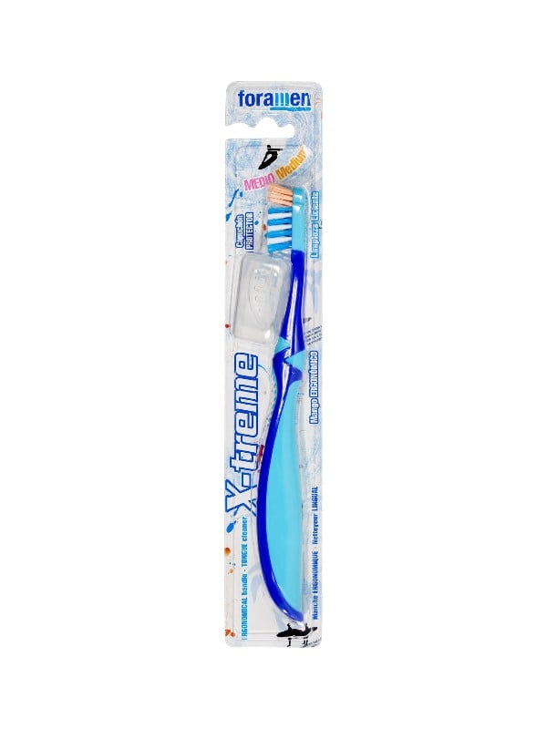 Foramen X-treme Kids' Toothbrush, Medium Rounded Bristles, Assorted Colours, Ages 8-12