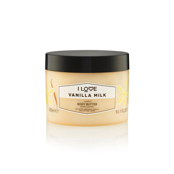 I Love Body Butter Vanilla Milk Creamy Moisturizer Shea Butter Coconut Oil 330ml