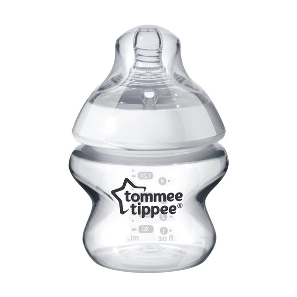 Tommee Tippee Closer to Nature Baby Feeding Bottle Silicone Teat 150 ml, 1 Piece