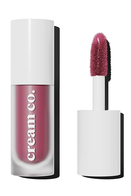 Cream Co Glow Tint Liquid Serum Lip, Cheek and Eye Tint Rich Berry 502