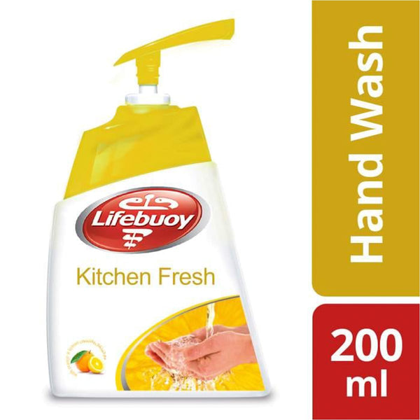 Lifebuoy Hand Wash Kitchen Fresh Lemon Scent Pump 200ml