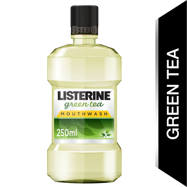 Listerine Green Tea Mouthwash Fluoride-Enriched Gentle Taste